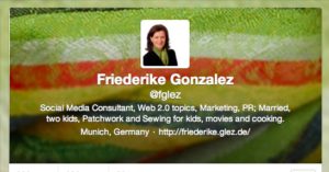 Beispiel für Twitter-Profil