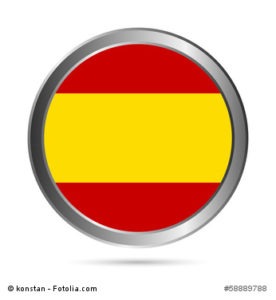Spain flag button.